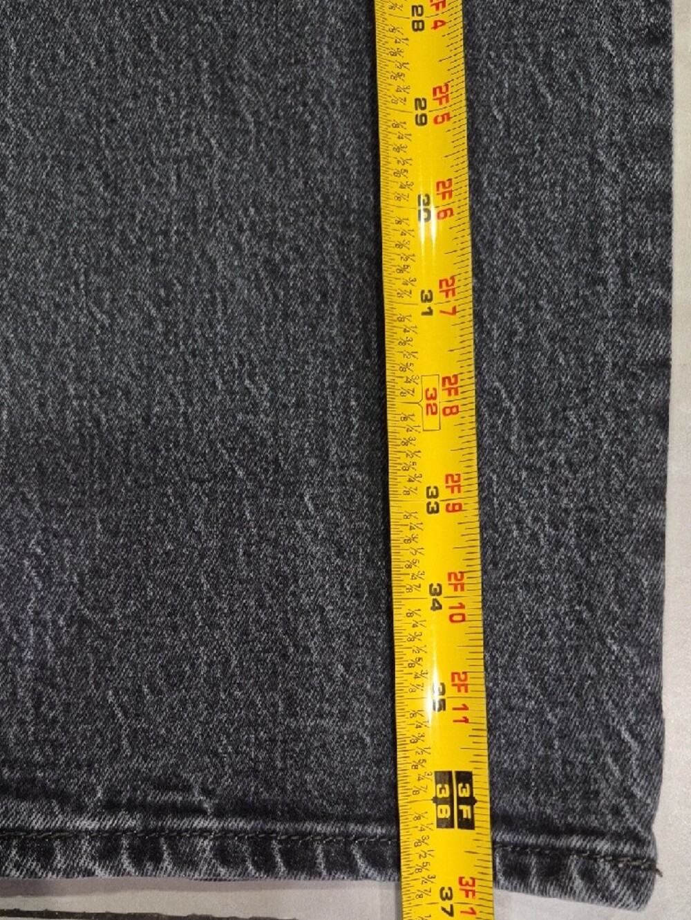 Levi's Ribcage Straight Jeans — Blackwashed Denim - Picture 10 of 14